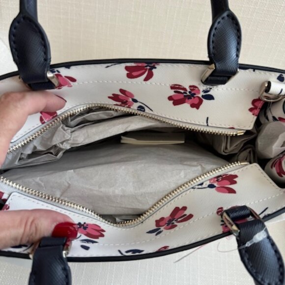 Kate Spade NWT Madison "Staci Tea Garden Toss" Satchel - Picture 7 of 7